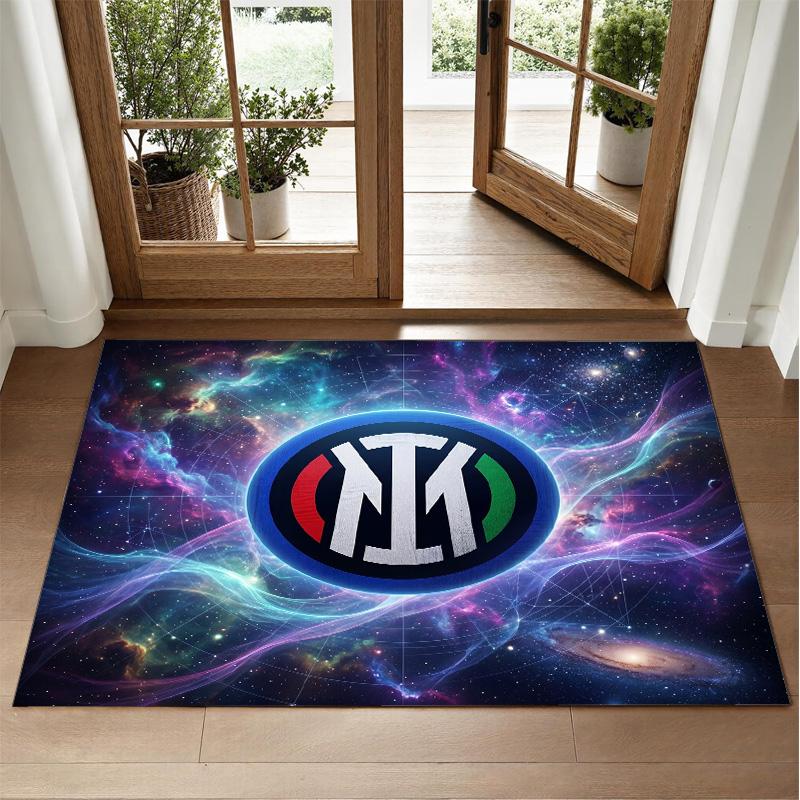 Borussia Dortmund Design Crystal Velvet Rug Soft Decorative Mat for Bedroom Entrance