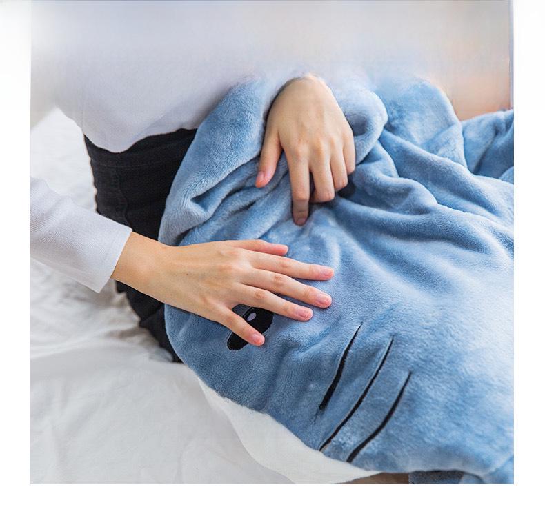 Shark-themed Sleeping Bags, Adult Hoodies, Flannel Loungewear, One-piece Pajamas, and Blankets