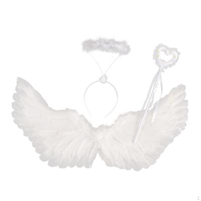 Acessórios de Fantasia Asas de Anjo Crianças Princesa Cosplay Tiara Fada para