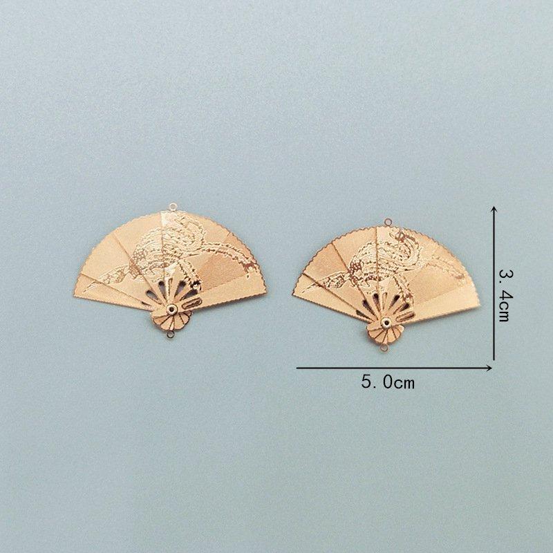 Miniatyr Metall Utskjæring Dukkehus Møbeldekorasjon Viftemodell Leke Dukke Hjemmeinnredning Tilbehør 1:12 Dukkehus 1 stk