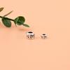 S925 Sterling Silver Six-Character Mantra Spacer Beads for DIY Crystal Beading and Weaving Accessories