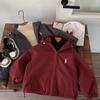 Kino Winter Boys' Three-Proof Cotton Jacket: Korean Style Thickened Hooded Coat for Children.
