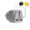 Eu Plug To US UK Universal Power Plug Adapter, South Korea Israel Brazil Travel Socket Converter Charger ,us To Eu Adapter