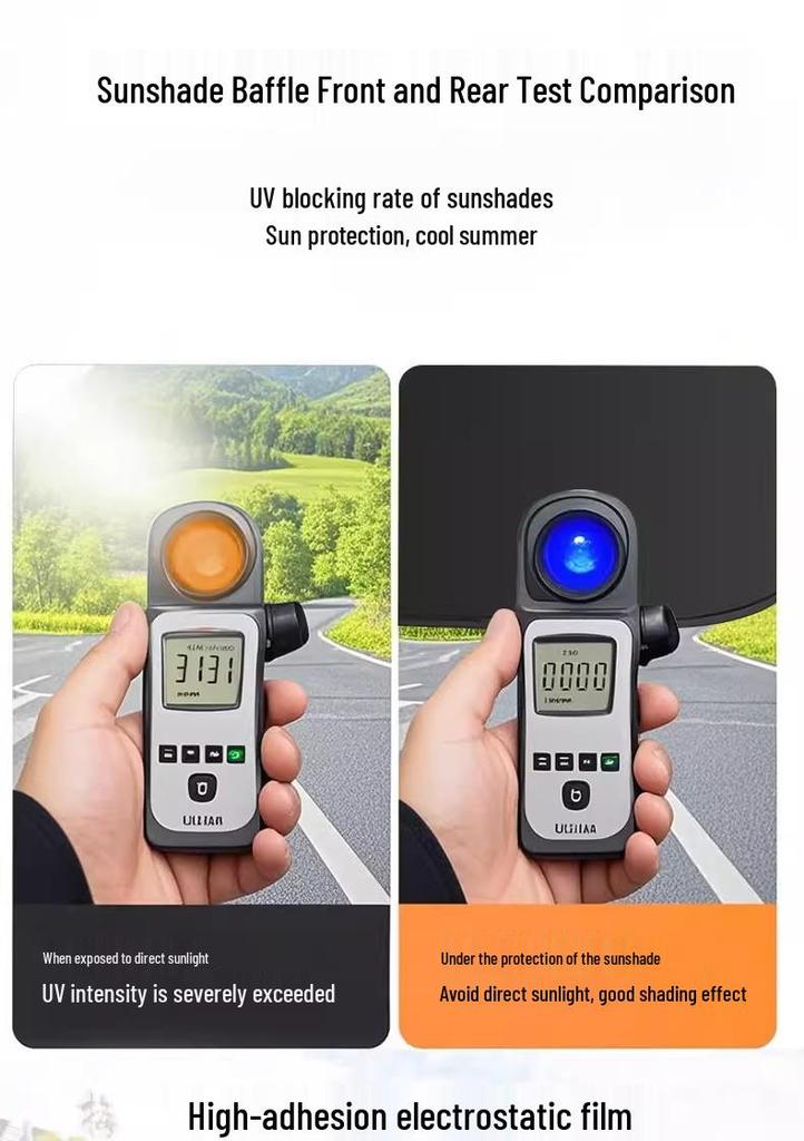 Car Window Sunshade: Heat Insulation & UV Protection Electrostatic Sticker