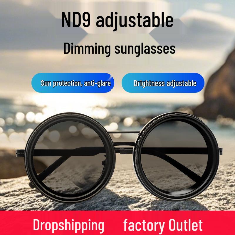 ND2-400 Verstellbare UV-Schutz Polarisierte Angel-Sonnenbrille mit ND-Filter