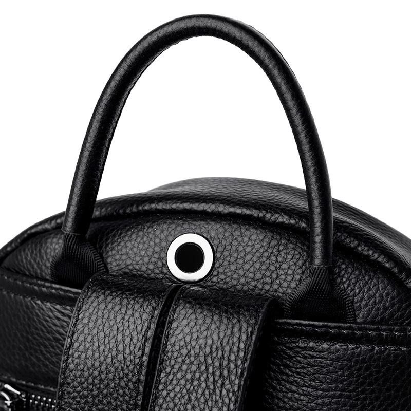 Real cowhide backpack new trendy casual fashion large capacity backpack first layer cowhide women's bag