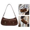 Lady Purse Fashion Underarm Bag for Women Girl Versatile Vintage Shoulder Bags
