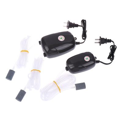 Aquarium Luftpumpe 220V 3W/5W Aquarium Mini Leiser Kompressor Einzelner Doppelter Auslass Sauerstoffpumpen Aquarienzubehör