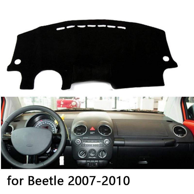

For Volkswagen Old beetle 1998-2010 Right and Left Hand Drive Car Dashboard Covers Mat Shade Cushion Pad Carpets Accessories Blue Edge