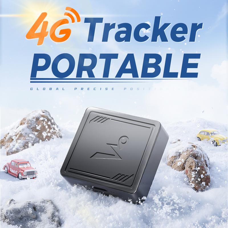 4G GPS Tracker with App Anti-Lost Recording Tracking Device Portable GPS Positioner for Vehicles