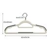 Non Slip No  Mark Hangers, Rubber Grip & 360° Swivel Hook, Heavy - Duty for Wet/Dry Clothes Storage Save Dormitory Storage Space