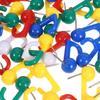 100Pcs DIY Colorful Push Pins Creative Multifunctional Board Thumbtack Reusable Easy Install Cork Board Pushpin Wall Markers