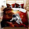 Spaceship Duvet Cover Set Spaceship Travel Through The Galaxy Space Bedding Set Pillowcase Queen King Size Polyester Qulit Cover