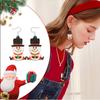 1Pair Christmas Tree Christmas Earring Handmade Sew Xmas  Eardrop Santa Claus  Earrings  Women