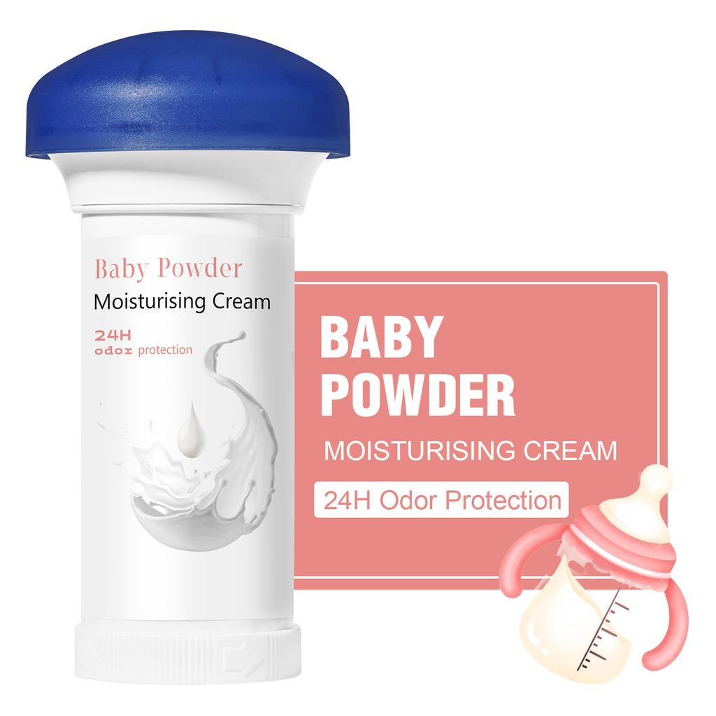 24H Odor Protection Cream - Natural Plant Based Body Deodorant for Men & Women, Alcohol-Free & Moisturizing, 1 Piece