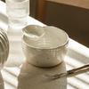 Internet Celebrity Creative Ceramic Bowl 5 Inch Divider Bowl Household Tableware Dumpling Bowl Divider Bowl French Fries Ketchup Bowl