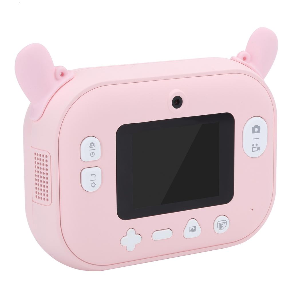 Cartoon Camera Portable Kids Mini Digital Camera Automatically Print Photo 2.4inch High Definition
