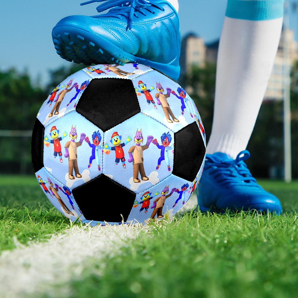Doggyland Theme Size 5 Soccer Ball, Suitable for Both Indoor and Outdoor Matches, a Gift Suitable for Everyone.