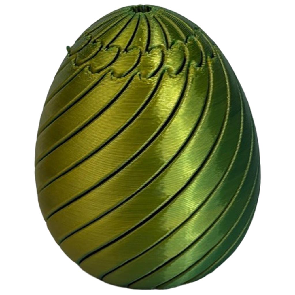 Twisty Fidget Egg 3D Printed Slippery Egg Fidget Easter Egg Toys Basket Stuffers Rotating Fidget Puzzle Toy For Stress Relief