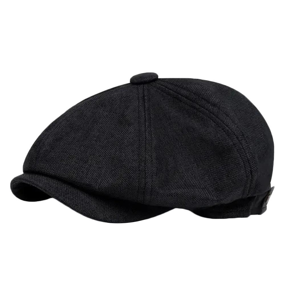 Autumn Winter Casual Men Newsboy Hat Retro Classic Beret Hats Warm Street Caps Unisex