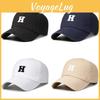 Letter R Embroidered Baseball Cap Outdoor Sunshade Breathable Hats Duckbill