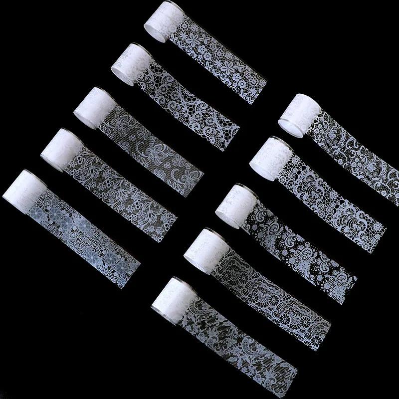 10 Stück/Box Nagel Holografische Transferfolie Aufkleber Gold Slider Wrap Klebepapier Sternen Nagelaufkleber DIY Dekorationsset