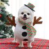 Small Medium Large Dog Christmas Pet Supplies Clothes Teddy Cotton Clothes Autumn and Winter Elk Cat Cat Dog Clothes