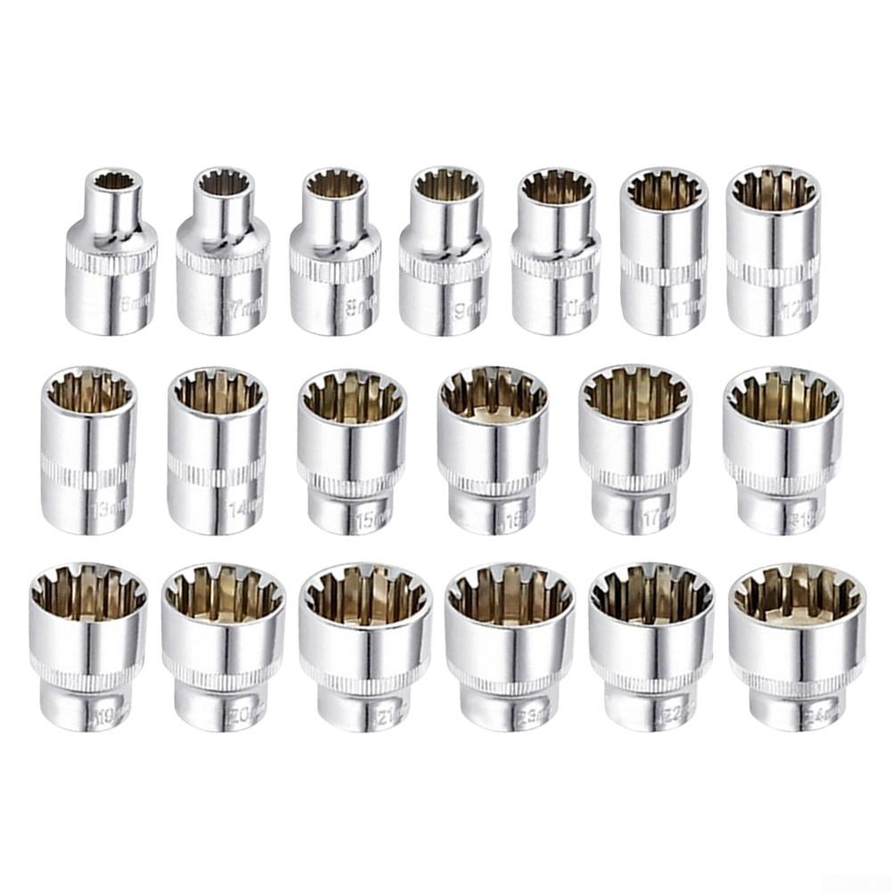 Bit de priză în 12 puncte 3/8\" Driver pătrat de înaltă calitate