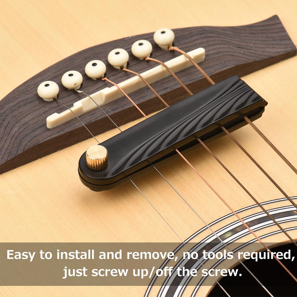 Classical & Acoustic Guitar Practice Mute - String Dampener Pad for Silent Practice, Anti-Noise Guitar Accessory