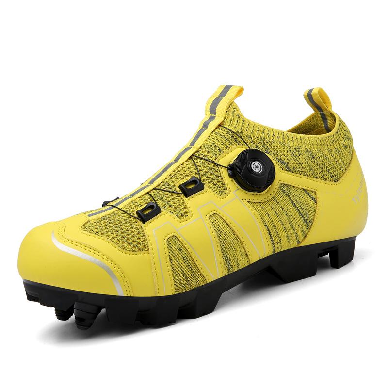 T79 Men's Women's Shoes Cycling Bicycle Rotating Buckle Mountain Lock Highway No Flyknit Mesh Fabric Large Size
