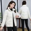 Cotton clothes short women's winter new thin warm cotton clothes fashionable stand-up collar small thickened bread clothes trendy