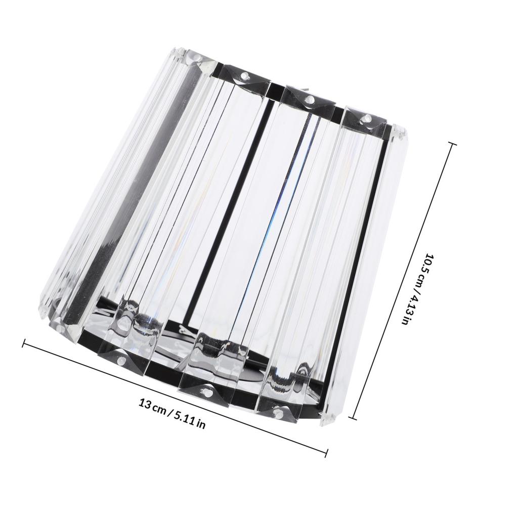 Glass Lamp Shade Replacement Durable Decorative Lighting Fixture for Living Room Bedroom Pendant Light Glass Lampshade