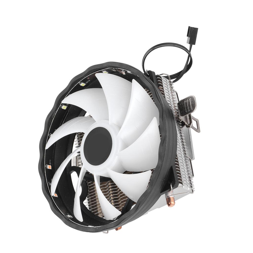 CPU Air Cooler Dual Heatpipes LED Light CPU Radiator Fans for AMD 1150 1151 1155 1156 775