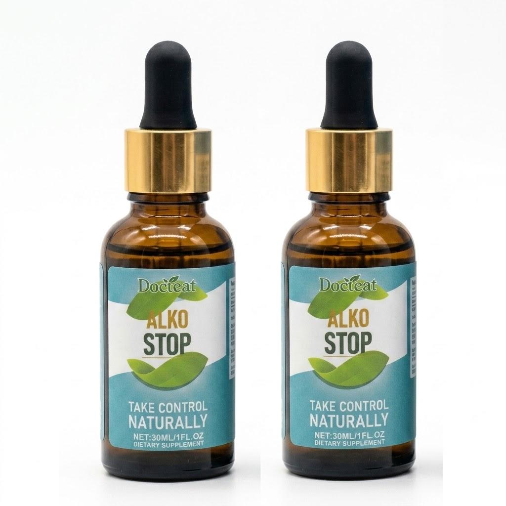 Docteat ALKO STOP – Přírodní kapky pro soustředění, klid a sebekontrolu (30 ml)