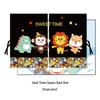 Children's Magnetic Sun Shade Curtains - Double Layer Mesh for Car Windows, Heat Insulation, Light Blocking, Cartoon Design