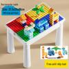 Large Multifunctional Building Block Table for Children's Early Education, Compatible with Lego