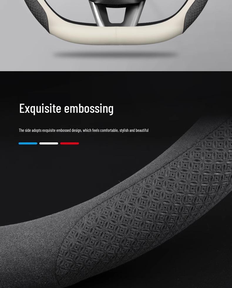 Leapmotor Steering Wheel Cover for T03, C11, S01 - Non-slip, All-Season Car Handle Cover