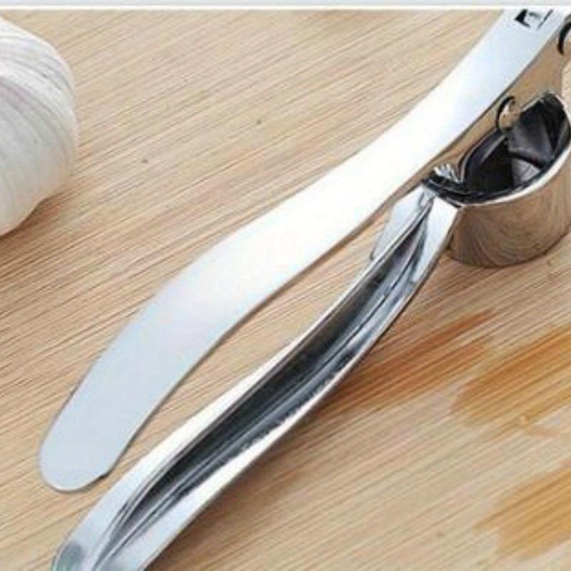 Ergonomische Knoblauchpresse aus Zinklegierung mit leicht zu reinigendem Design