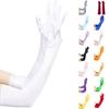 Comfortable Fit Evening Gloves Satin Gloves Elegant Design