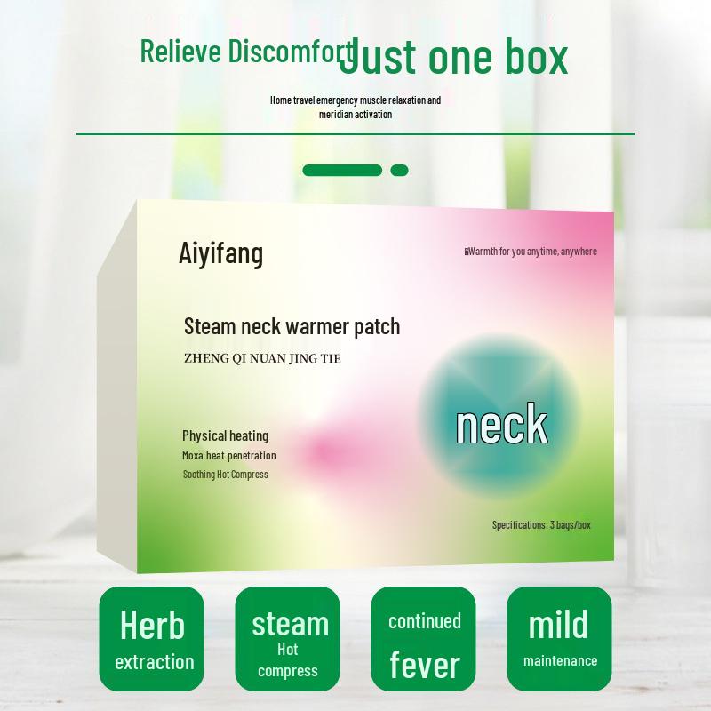 Mugwort Self-Heating Neck Patch - Warm Compress & Moxibustion