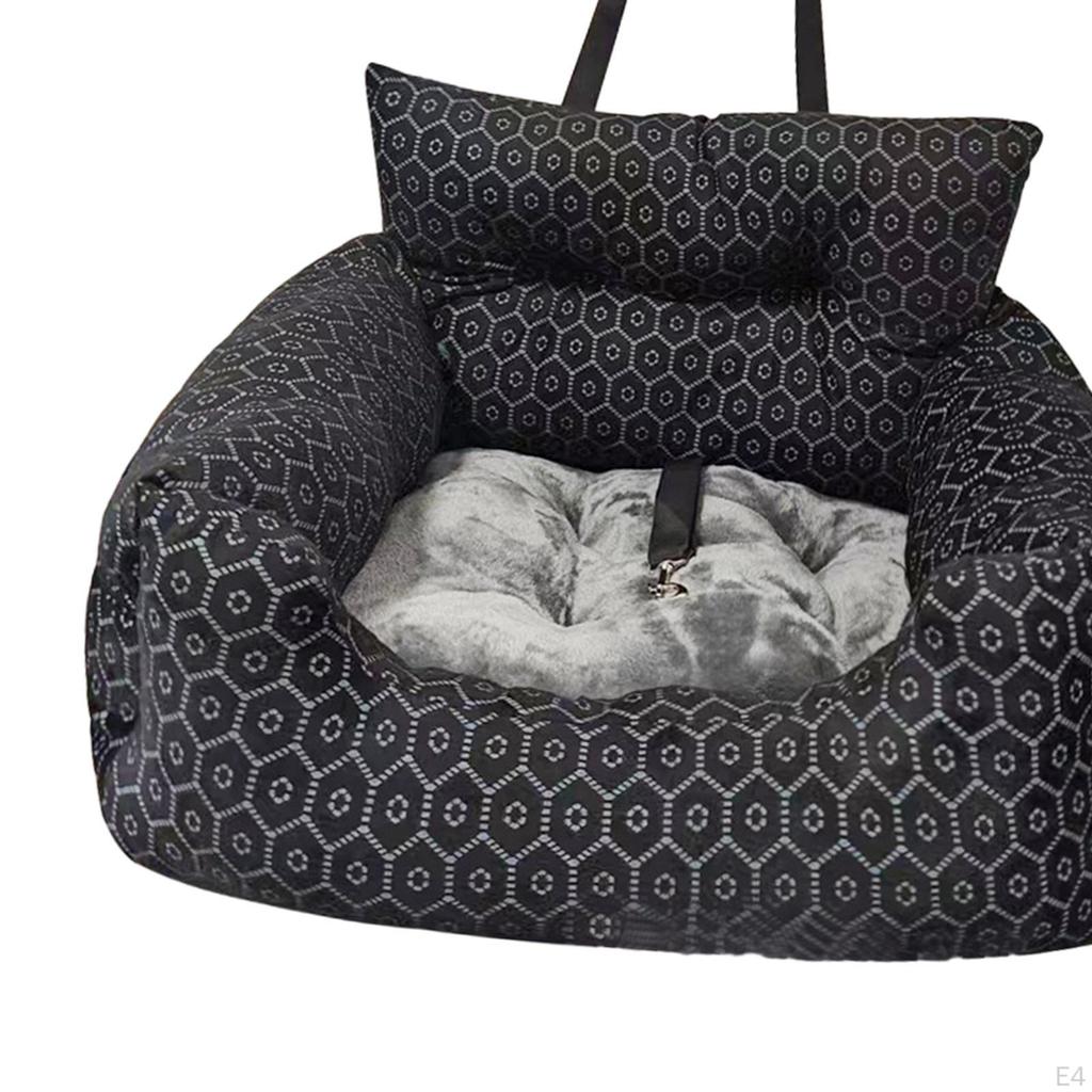 Booster Dog Car Seat Portable Comfortable Outdoor Kennel Pet SUV for Large Cats Puppies