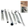 Black Trim Removal Tool Complete Vehicle Tool Kit Auto Pry Tool Kit Six Different Sizes Compact Portable Design