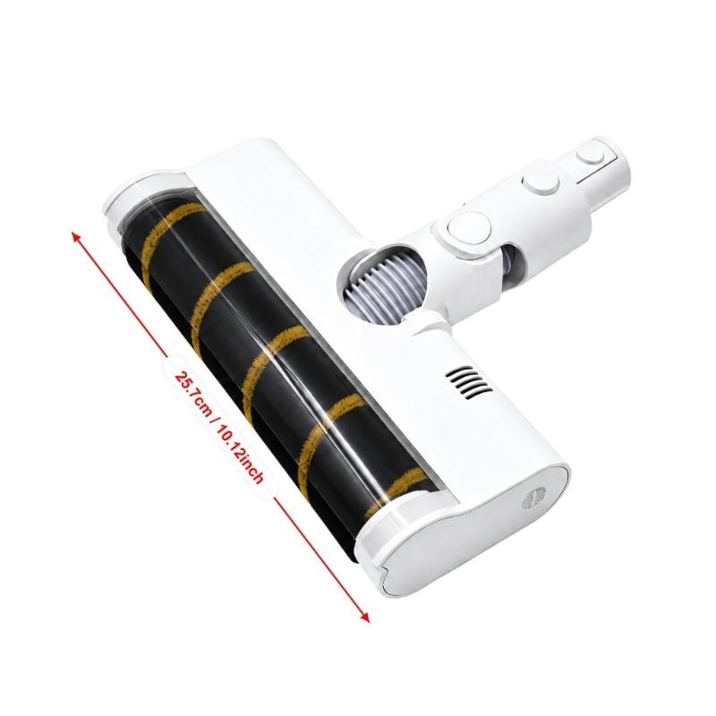 Direct Replacement Vacuum Floor Brush with Latching Connector and Articulated Joint, for V9B V9P Routine Cleaning of Wood Floors, Tile, and Short-Pile