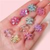Large Shining Flower Acrylic Beads for DIY Jewelry & Earrings