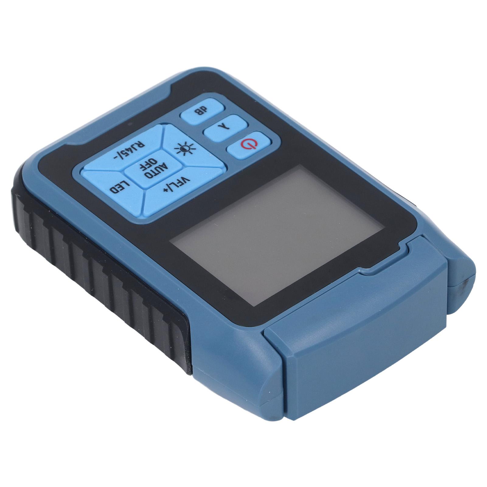 

Вимірювач потужності оптичного волокна 850 до 1650 нм Вимірювач оптичної потужності від -70 до +10 дБм з візуалізатором пошкоджень 10 мВт