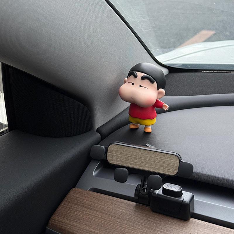 2024 Crayon Shin-chan Car Ornament for Tesla/BYD Console or Passenger Seat