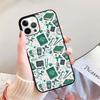 Read Books illustration Phone Case for iPhone 17 Air 16 16e 15 Plus for Apple 13 11 12 14 Pro Max Cover coque fundas