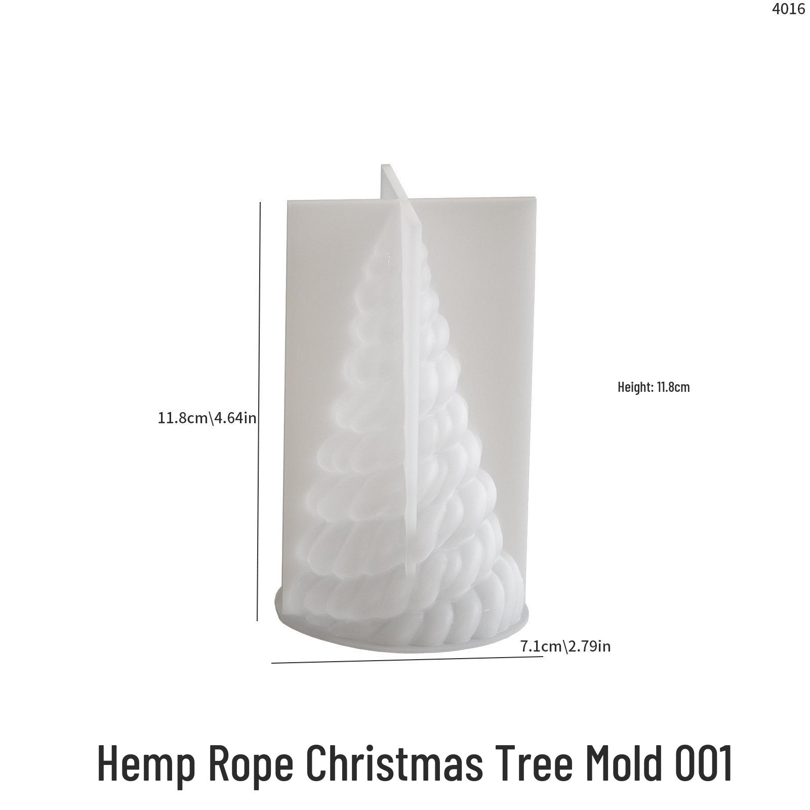 

Christmas Tree Candle Silicone Mold for DIY Scented Party Candles and Plaster Ornaments