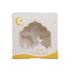 2-10Pcs Eid Mubarak Cake Box Ramadan Kareem Muffin Cupcake Packing Boxes 2025 Islamic Muslim Party Decor Supplies Candy Gift Bag