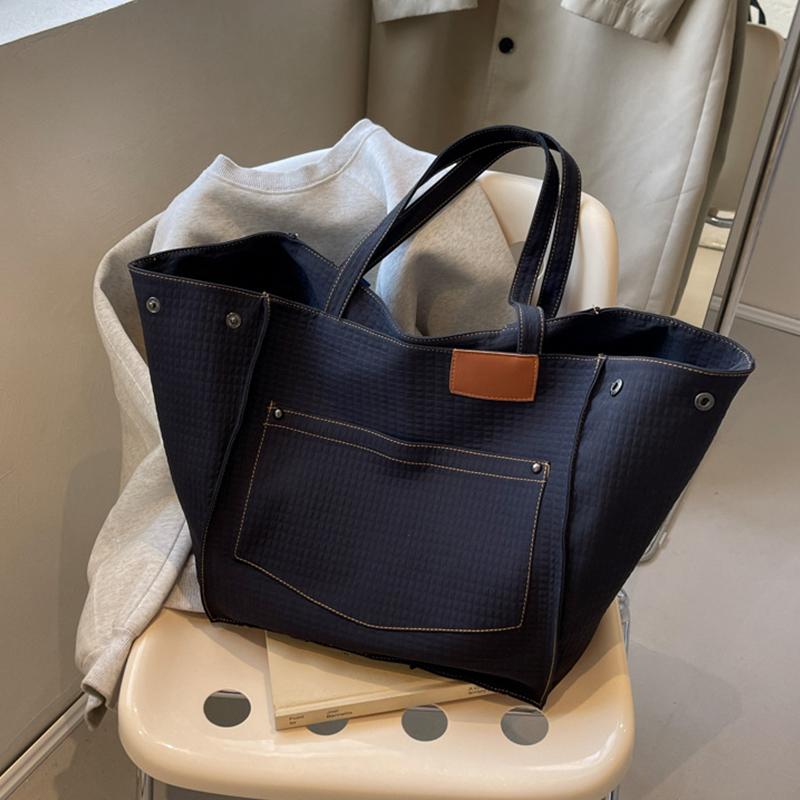 Übergroße Umhängetaschen mit Leopardenmuster für Damen, verformbares Canvas, große Kapazität, All-Match-Einkaufstaschen, Luxus-Handtaschen